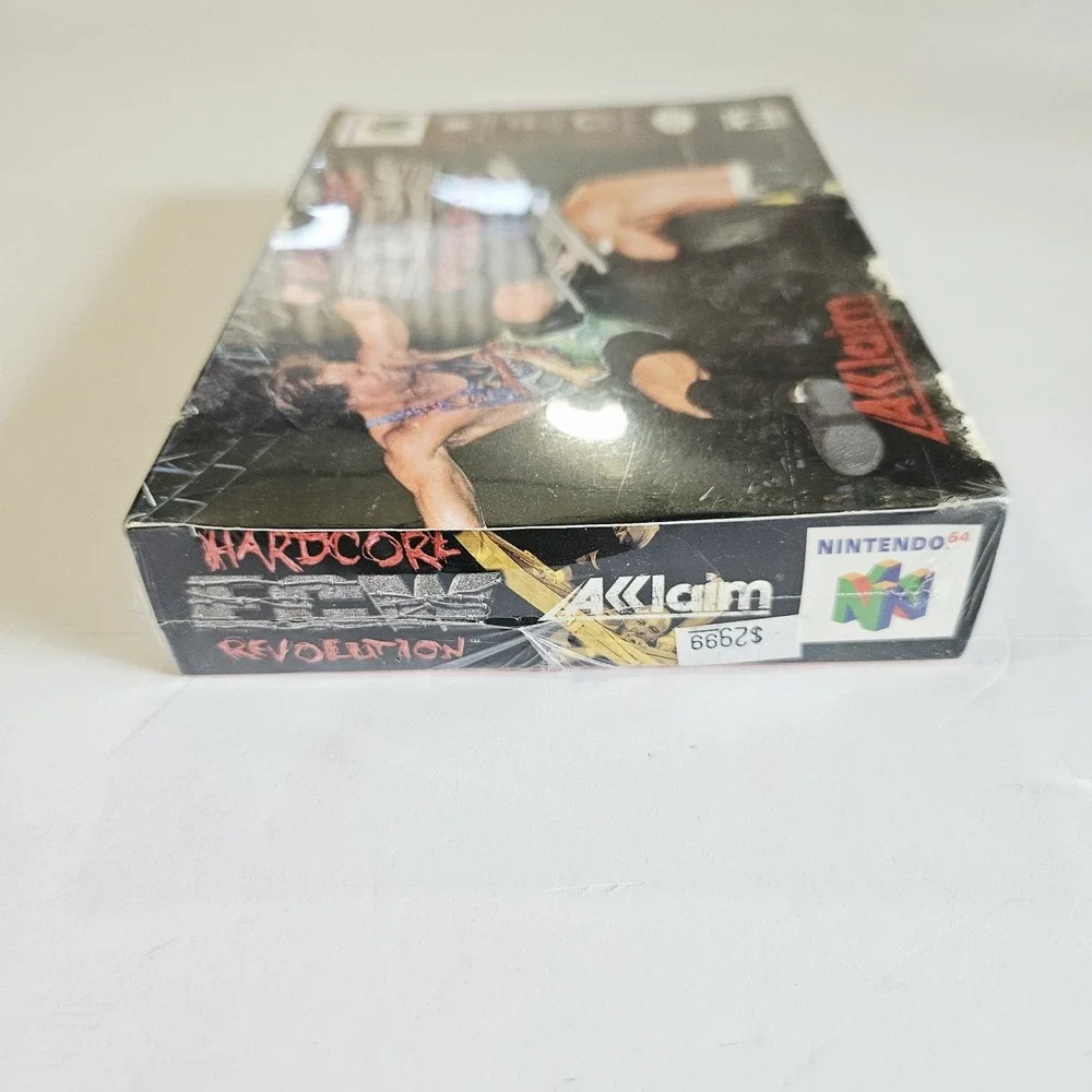 Acclaim ECW Hardcore Revolution (Nintendo 64, 2000) Game Sealed In Original Box